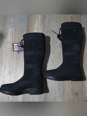 Dublin Womens River IV Horse Riding Boots Size 8